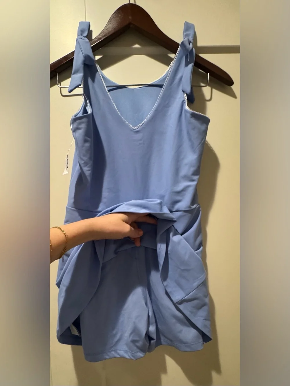 Old Navy Light Blue Girls One-Piece Bodysuit Dress